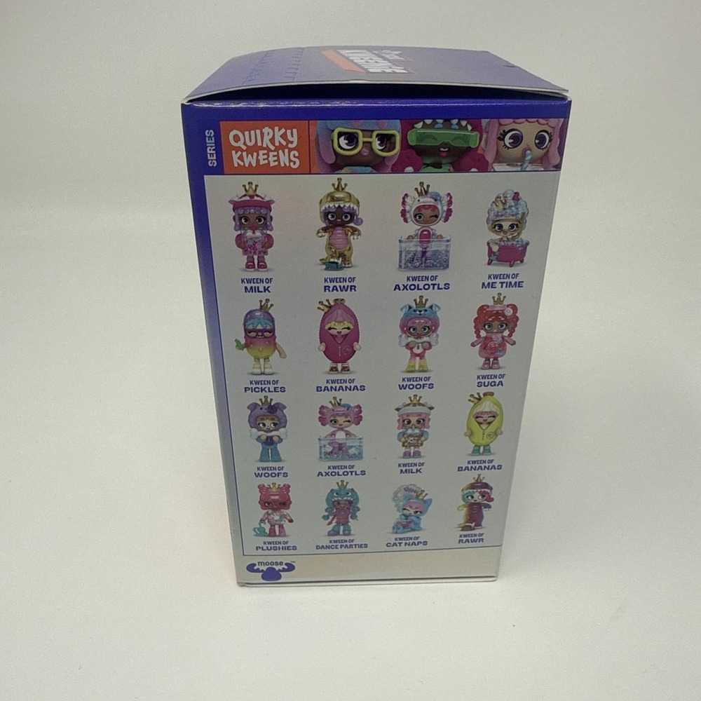 XOX Kweenie Quirky Kweens Mystery Figurine & Display Case NEW Collectible Stack - Picture 4 of 5